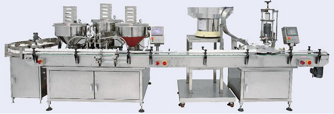 AUTOMATIC FILLING-CAPPING MACHINE